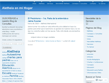 Tablet Screenshot of aletheiaenmihogar.wordpress.com