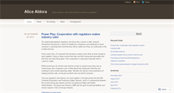 Desktop Screenshot of alicealdora.wordpress.com