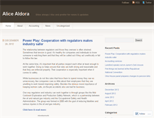 Tablet Screenshot of alicealdora.wordpress.com