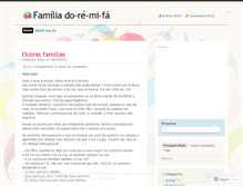 Tablet Screenshot of familiadoremifasol.wordpress.com