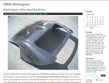 Tablet Screenshot of offsetmotorsports.wordpress.com