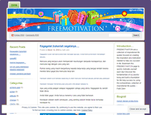 Tablet Screenshot of freemotivation.wordpress.com