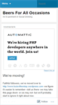 Mobile Screenshot of beersforalloccasions.wordpress.com