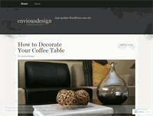 Tablet Screenshot of enviousdesign.wordpress.com