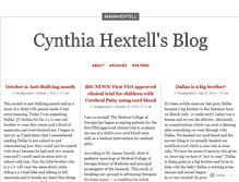 Tablet Screenshot of chextell.wordpress.com