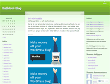 Tablet Screenshot of bubblor.wordpress.com