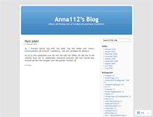 Tablet Screenshot of anna112.wordpress.com