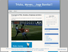 Tablet Screenshot of jogabonito.wordpress.com