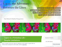 Tablet Screenshot of lupusadventurebetweenthelines.wordpress.com