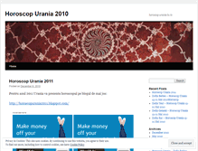 Tablet Screenshot of horoscopurania2010.wordpress.com