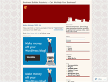 Tablet Screenshot of businessbuilderacademy.wordpress.com