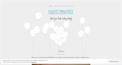 Desktop Screenshot of foodiesmoothie.wordpress.com