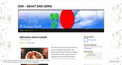 Desktop Screenshot of dxnsehatceria.wordpress.com