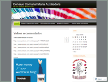 Tablet Screenshot of consejocomunalmariaauxiliadora.wordpress.com