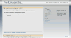 Desktop Screenshot of debugvoipdialpeer.wordpress.com