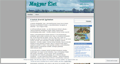 Desktop Screenshot of magyarelet.wordpress.com