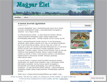 Tablet Screenshot of magyarelet.wordpress.com