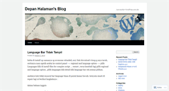 Desktop Screenshot of depanhalaman.wordpress.com