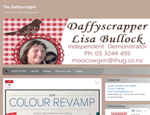 Tablet Screenshot of daffyscrapper.wordpress.com