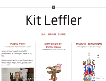 Tablet Screenshot of kitleffler.wordpress.com