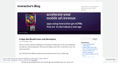 Desktop Screenshot of inneractiveblog.wordpress.com