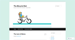 Desktop Screenshot of bicyclediet.wordpress.com