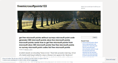 Desktop Screenshot of freemicrosoftpoints133.wordpress.com