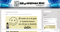 Desktop Screenshot of mybunker.wordpress.com