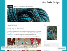 Tablet Screenshot of greypoodledesigns.wordpress.com