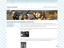 Tablet Screenshot of akasita.wordpress.com
