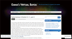 Desktop Screenshot of emmasvirtualbayou.wordpress.com