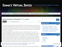 Tablet Screenshot of emmasvirtualbayou.wordpress.com