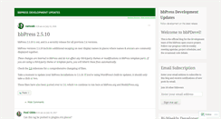 Desktop Screenshot of bbpdevel.wordpress.com
