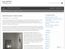 Tablet Screenshot of blogartium.wordpress.com