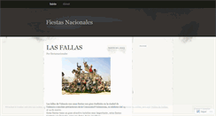 Desktop Screenshot of fiestasnacionales.wordpress.com