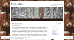 Desktop Screenshot of drcarlsonalbion.wordpress.com