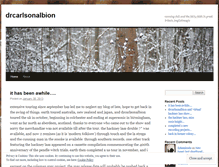 Tablet Screenshot of drcarlsonalbion.wordpress.com