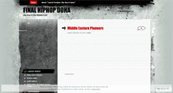 Desktop Screenshot of finalhiphopdoha.wordpress.com