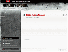 Tablet Screenshot of finalhiphopdoha.wordpress.com