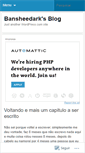 Mobile Screenshot of bansheedark.wordpress.com