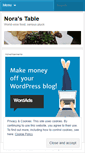 Mobile Screenshot of norastable.wordpress.com