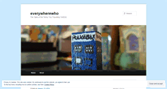 Desktop Screenshot of everywherewho.wordpress.com