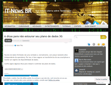 Tablet Screenshot of itnewsbr.wordpress.com