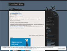 Tablet Screenshot of elyellas.wordpress.com