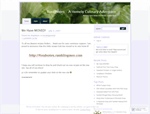 Tablet Screenshot of foodnotes.wordpress.com