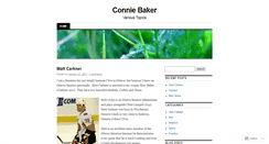 Desktop Screenshot of conniemaureenbaker.wordpress.com