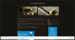 Desktop Screenshot of nosilverlining2009.wordpress.com