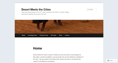 Desktop Screenshot of desertmeetsthecities.wordpress.com