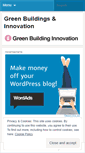 Mobile Screenshot of greenbuildinginnovation.wordpress.com