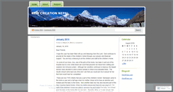 Desktop Screenshot of newcreationnepal.wordpress.com